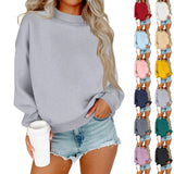 The Sunday Crewneck - oversized crewneck with drop shoulder in cotton-poly blend