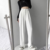 Oversized Women'S Drape Suit Mopping Floor Pants Loose Straight Leg Floor Pants