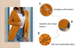Drape Knit Cardigan - worn open, longline silhouette over fitted top