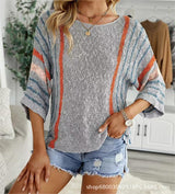 Top Bell Sleeve European and American Sweater Women